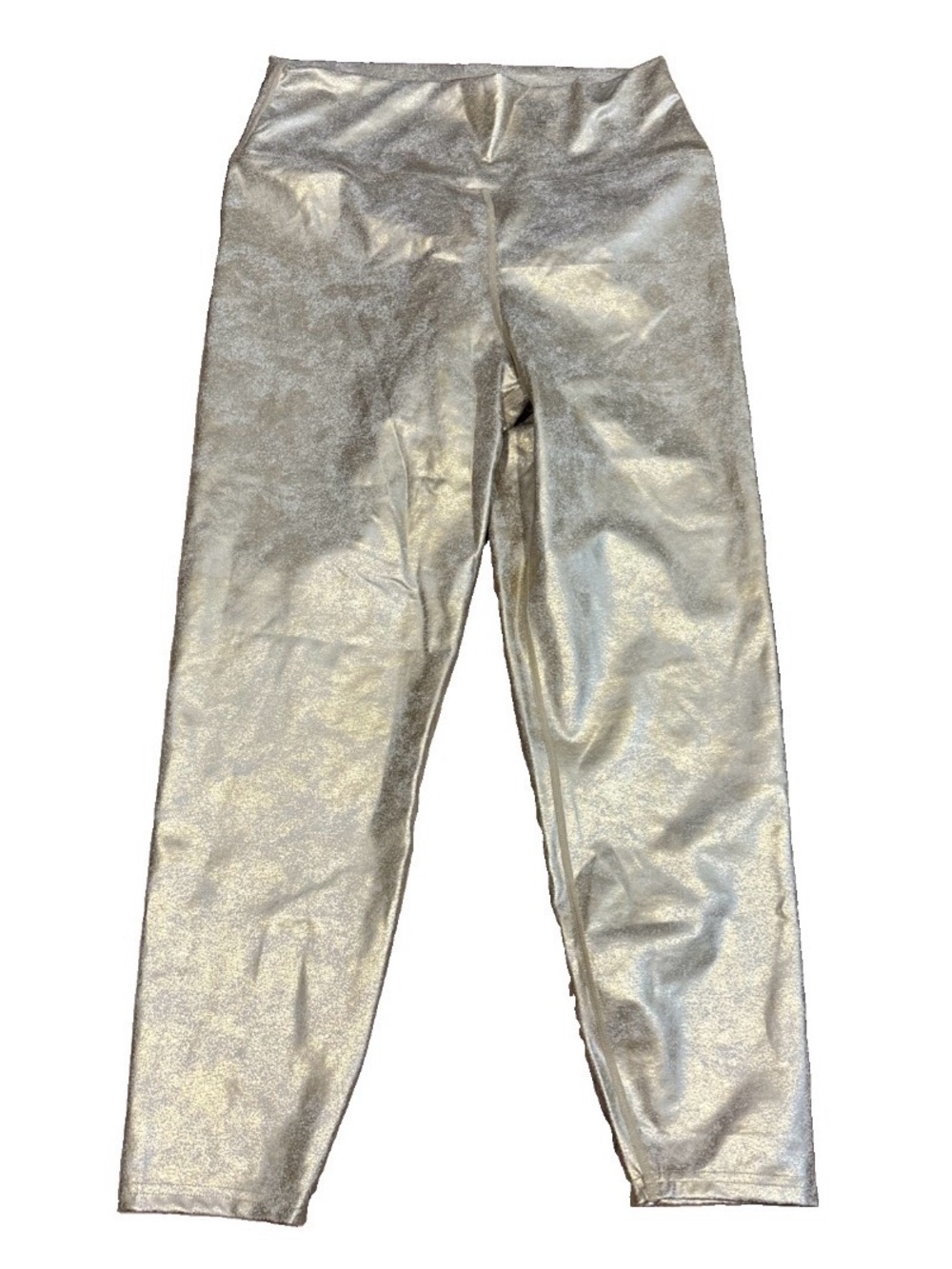 Carbon38 Shiny Gold Leggings Size XL